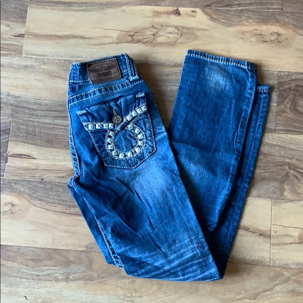 Big Star studded pocket jeans size 25R